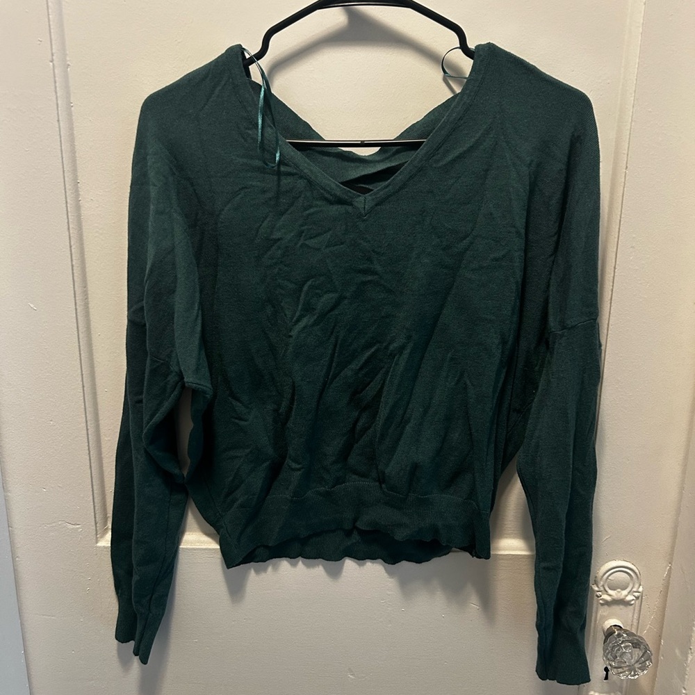 Green sweater